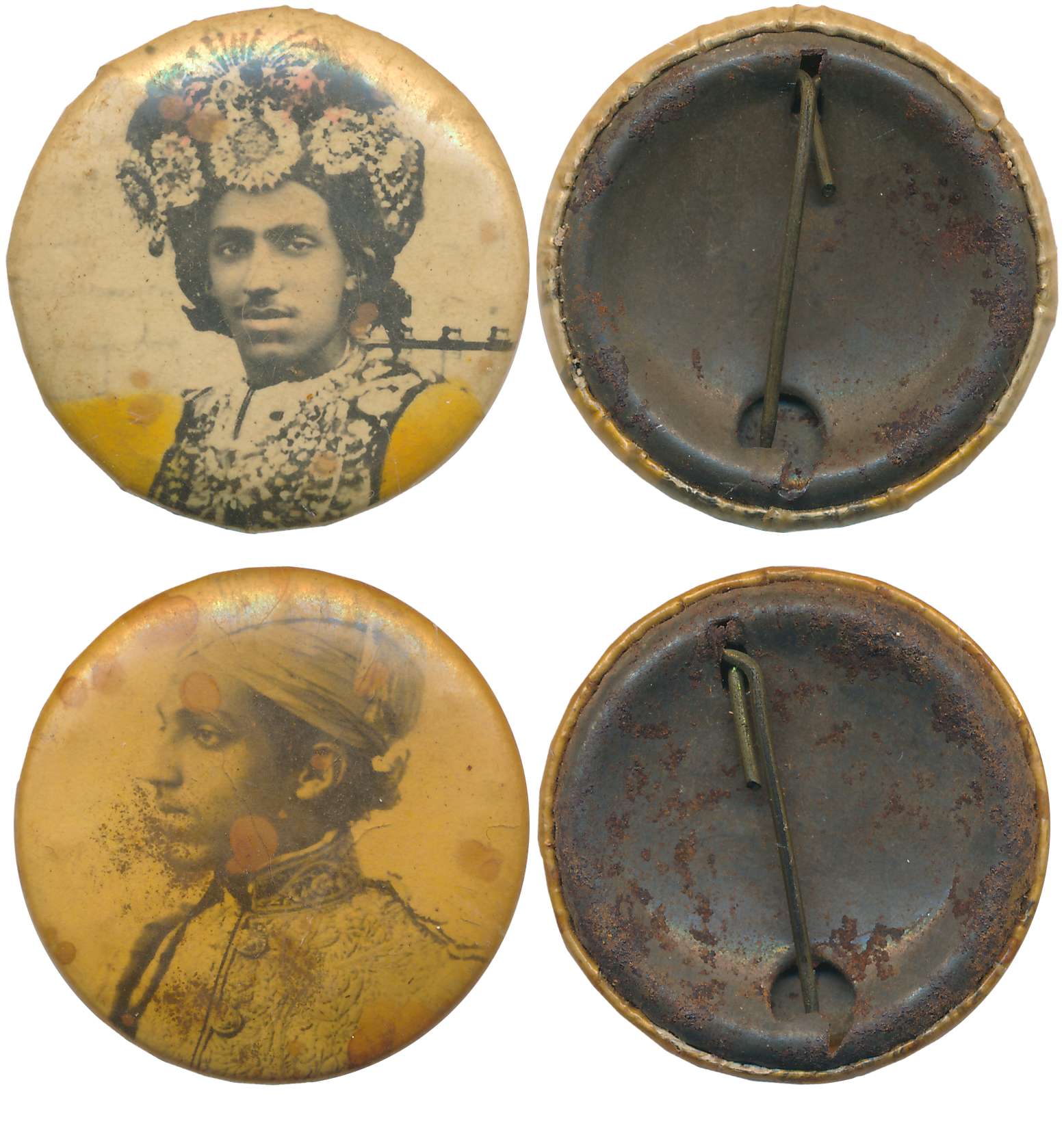 Bahawalpur, Sir Sadiq Muhammad Khan V, Badge (2), depicting royal Portrait facing.