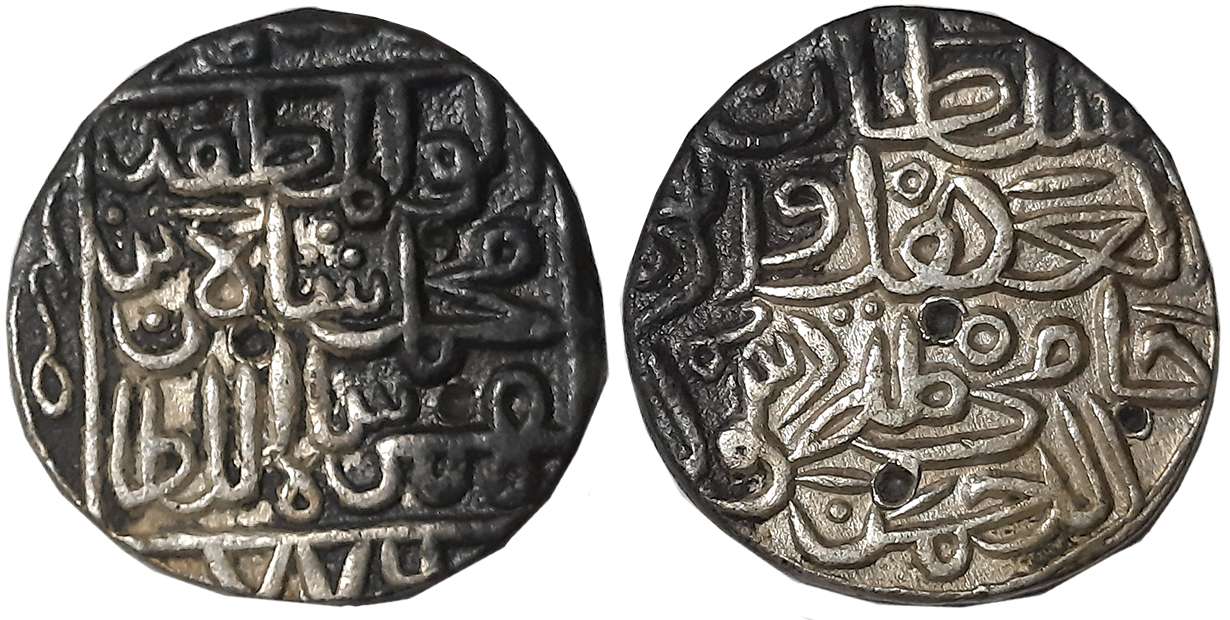 Muhammad Shah I, Silver Tanka, 10.74g, Hadrat Ahsanabad Mint, AH 776 (G&G# BH27). Very fin