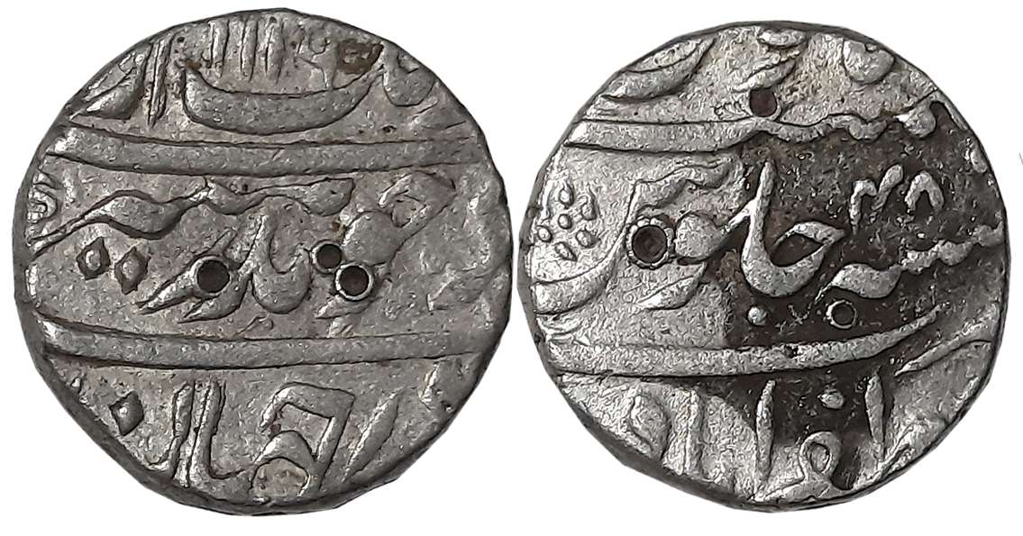 Aurangzeb, Silver Rupee, 11.44g, Zafarabad Mint, AH 1116/ RY 48 (KM# 300.93). Very fine.