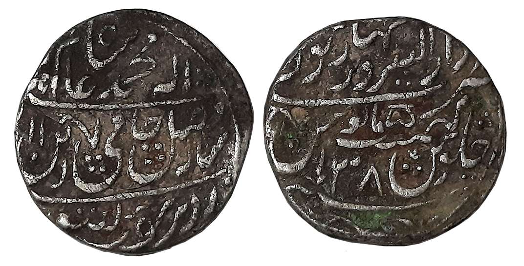 Saharanpur, Silver Rupee, 10.72g, in the name of Shah Alam II, AH (12)11/ RY 38 (M&amp;W# 