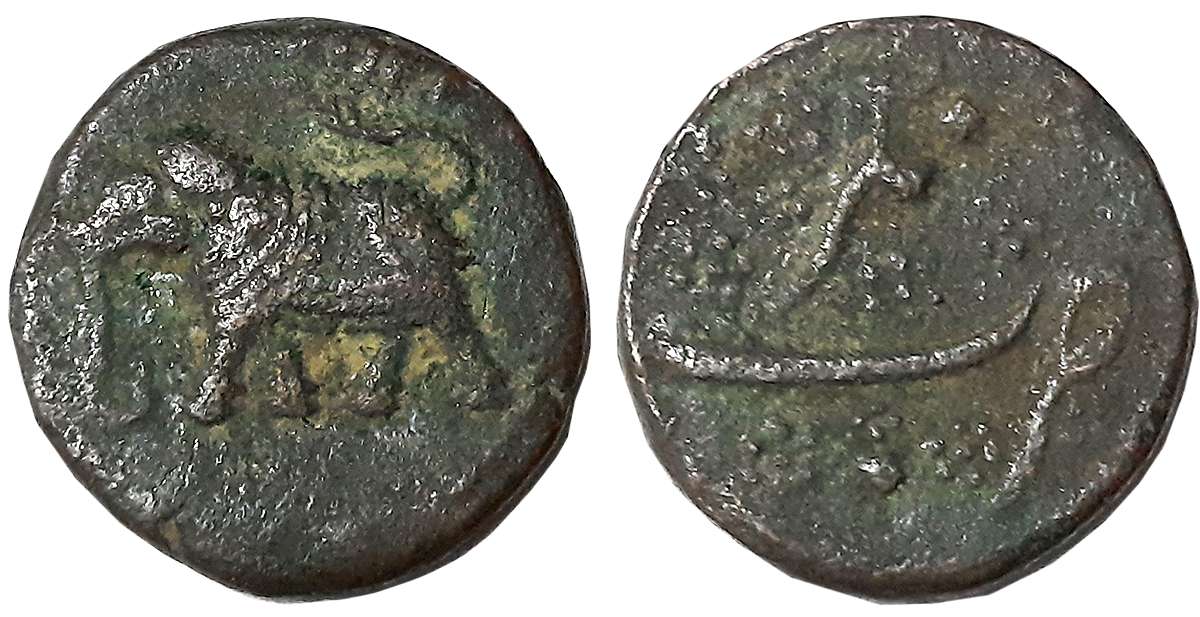 Tipu Sultan, Copper Paisa, 10.52g, Nagar Mint, AM 12XX, Elephant to left (KM# 103.10). Pat