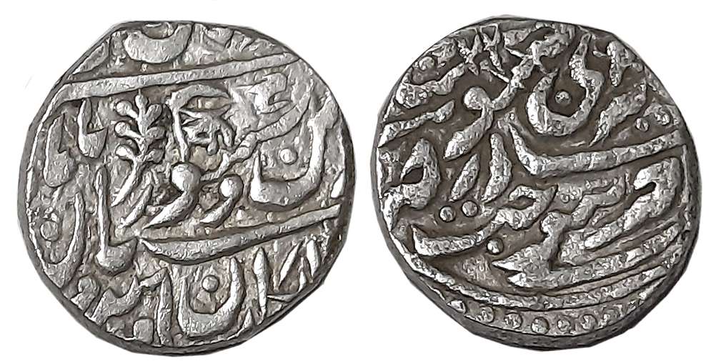 Jaswant Singh II, Silver Rupee, 11.44g, Sojat Mint, with the name of Queen Victoria, Devna