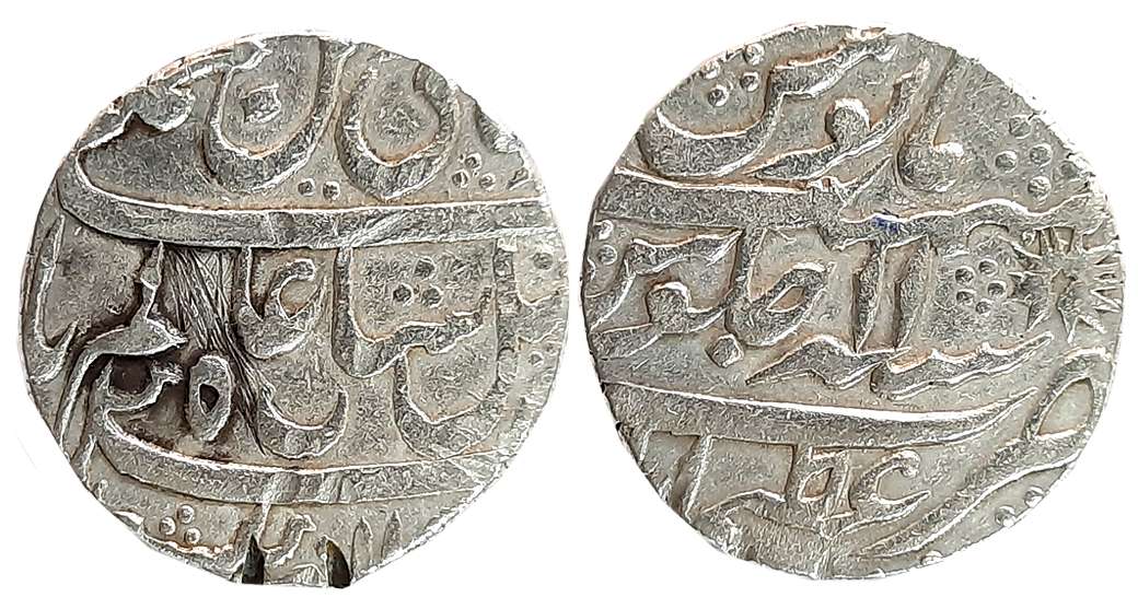 Patna- Azimabad, Silver Rupee, 11.60g, in the name of shah Alam II, AH 11(83)/ RY11, Mint 
