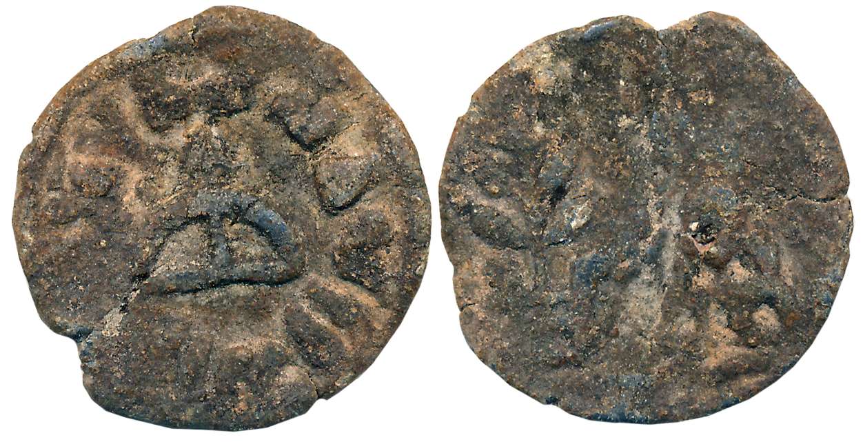 Kuras of Kolhapur, Goutamiputra Vilivayakura, Lead, 6.30g, Obv: Bow and Arrow, Brahmi lege